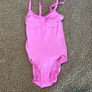 SKIMS Bright Pink One-Piece Bodysuit